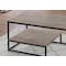 Monarch Specialties Dining Table - 36"X 48" / Grey Reclaimed Wood-Look/ Black I 7960P - alternate 3